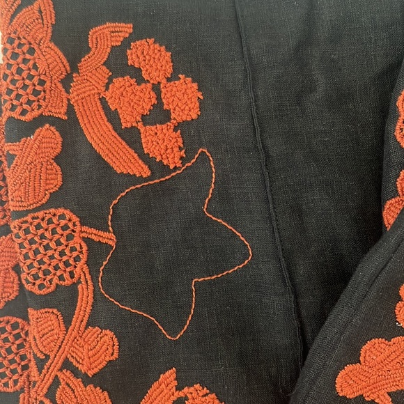 Chloé High-waisted Linen Floral -embroidered Trousers - 6 - NWTags - Picture 10 of 11